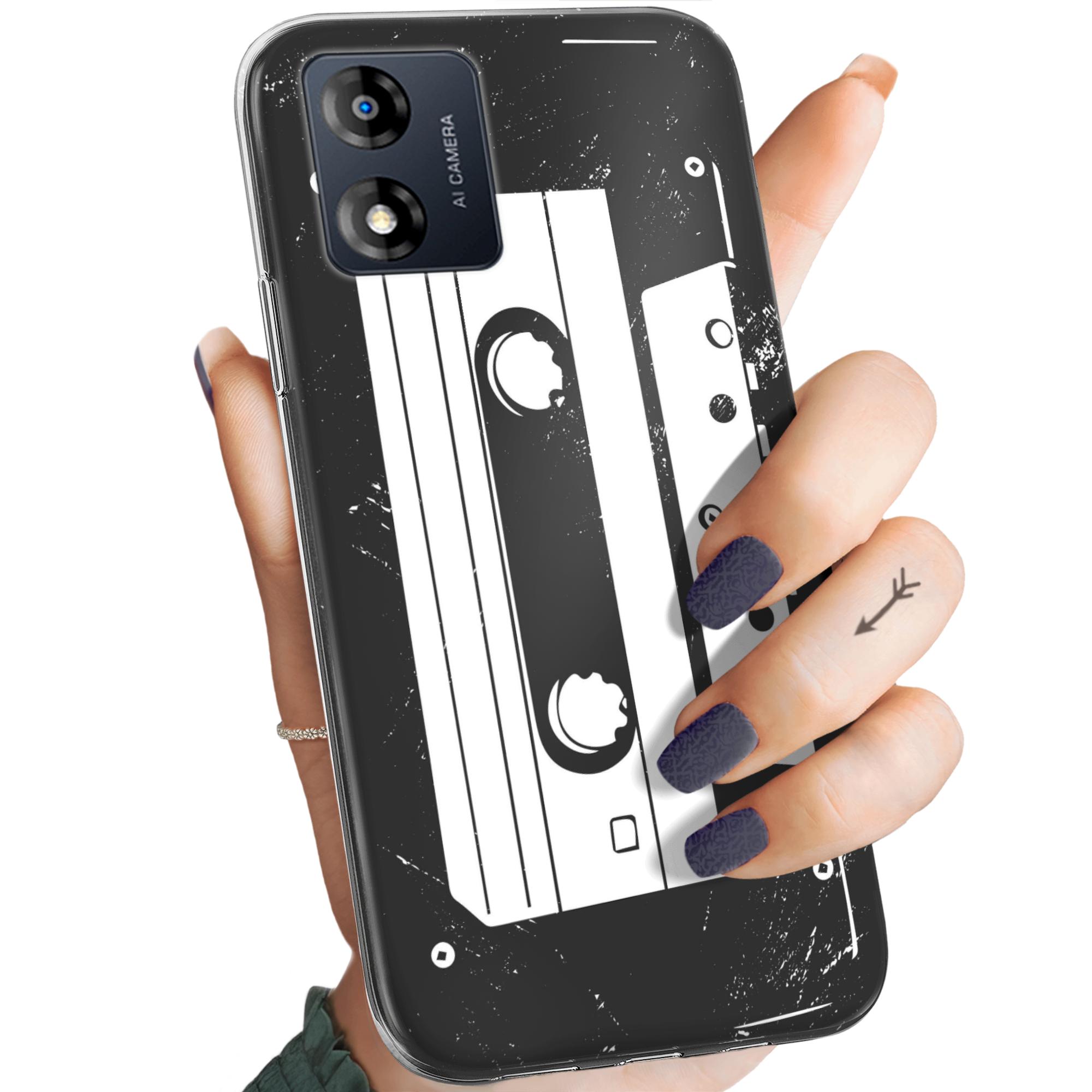 Etui Do Motorola Moto E13 Retro Old School Muzyka Gry Obudowa Case
