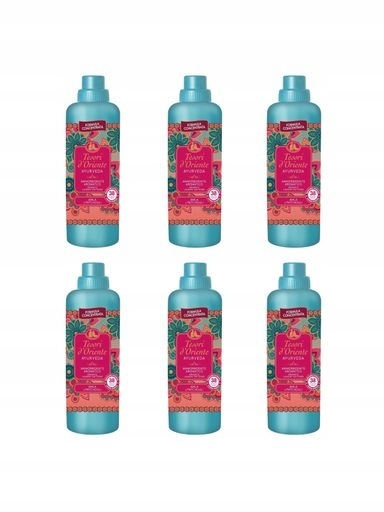 Levně 6 x Tekutá aviváž Tesori D'oriente Ayurveda 38 oplachů 760 ml