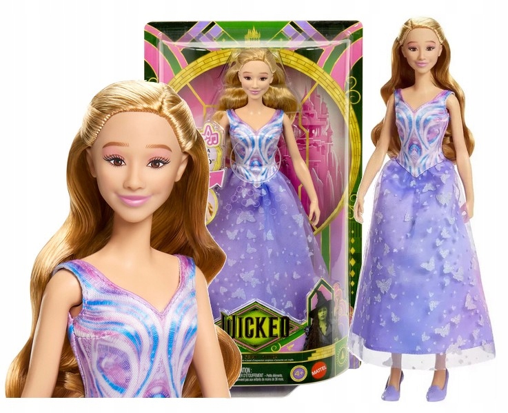 Lalka Wicked Glinda lalka filmowa śpiewająca piosenkę „For Good”