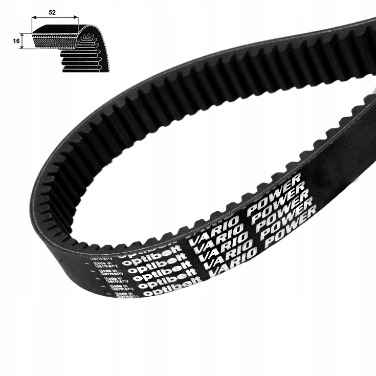 Pas pasek wariatorowy szerokoprofilowy Svx 52x16 2165 Optibelt