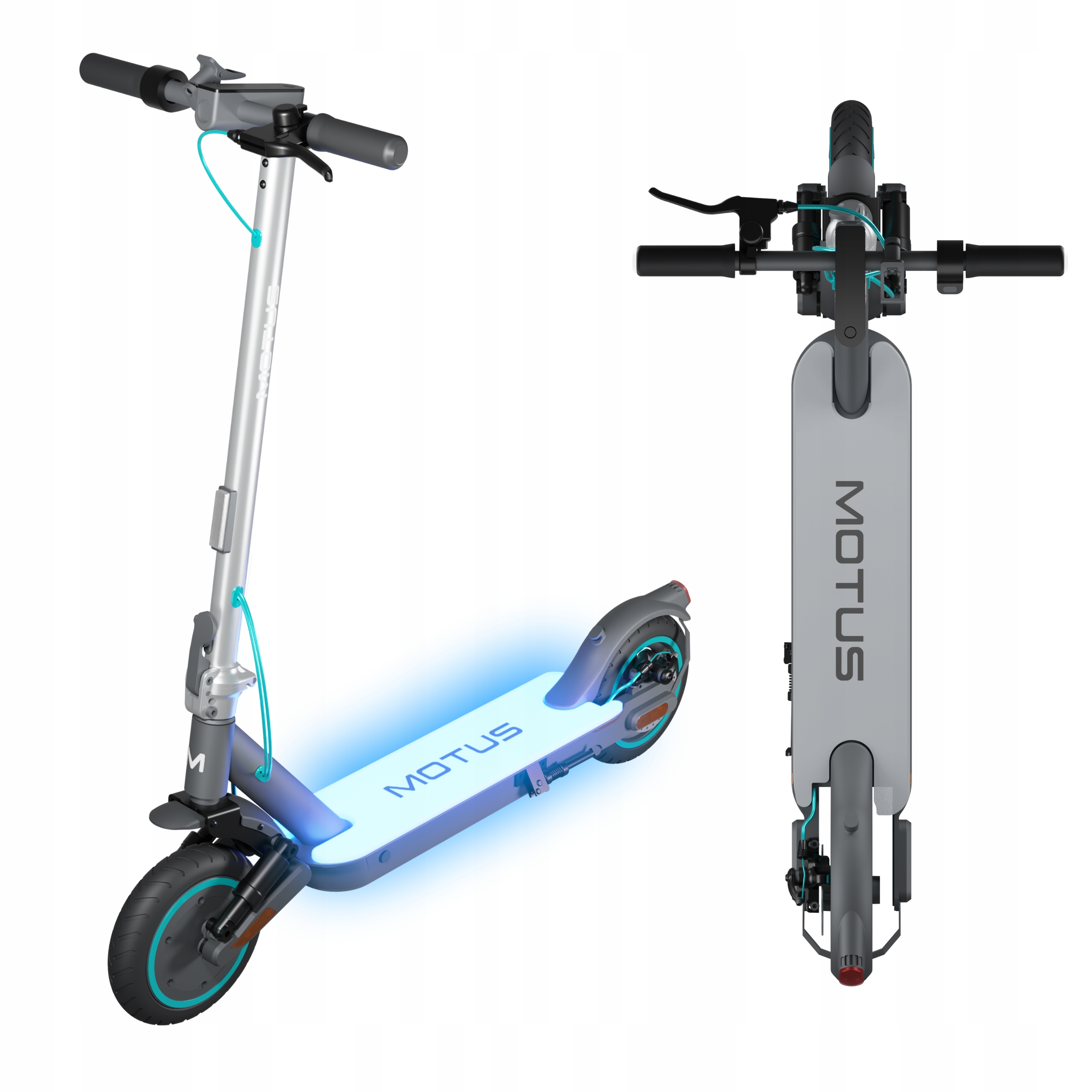 Svítící koloběžka Motus 8.5 NeoLite 36 V, 250 W, dojezd až 19 km