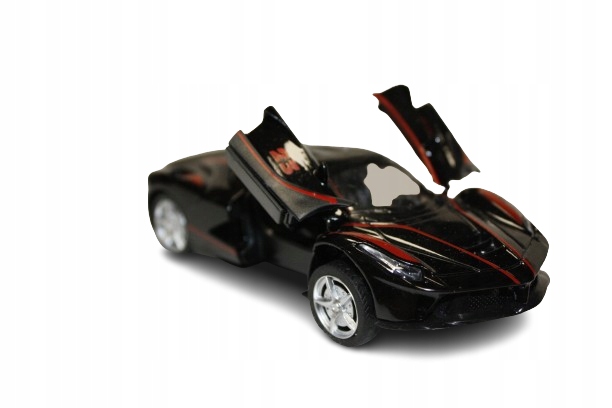 AUTO RESORAK WYŚCIGOWE METALOWE OTWIERANE DRZWI LAMPA LED DŻWIĘK E1609 EMAJ Marka Emaj