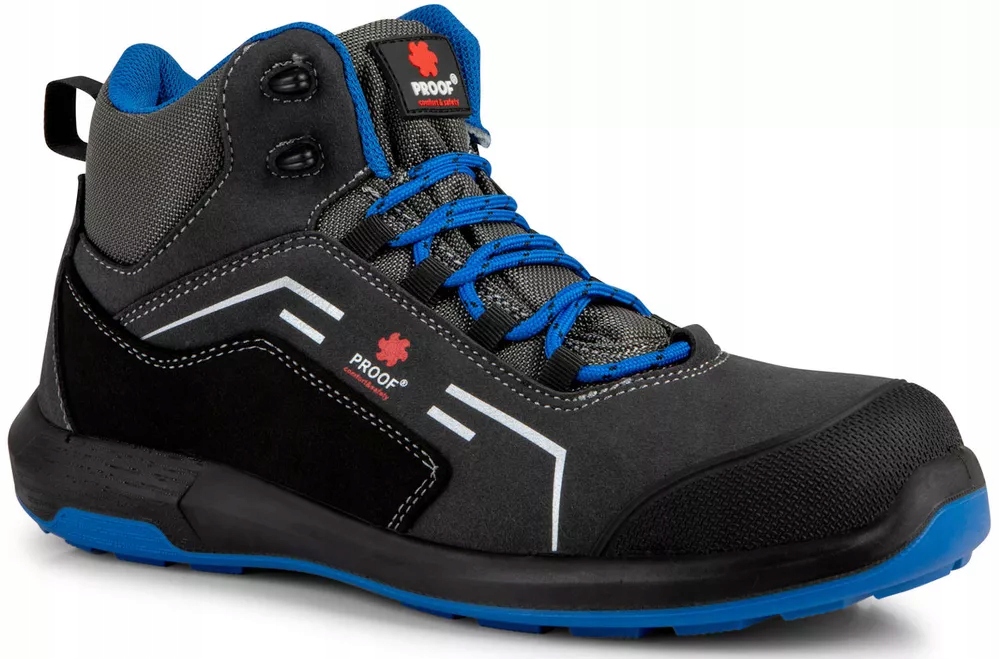 Buty robocze trzewiki męskie S3 z noskiem antyprzebiciowe elastyczne kevlar