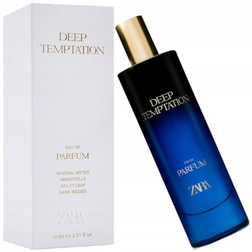 Perfumy Zara Deep Temptation Eau De Perfum 80ml Oryginalne PIĘKNE