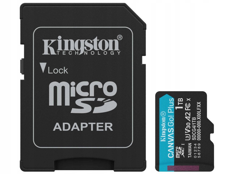 Karta pamięci Kingston Canvas Go! Plus microSDXC 1TB Adapter