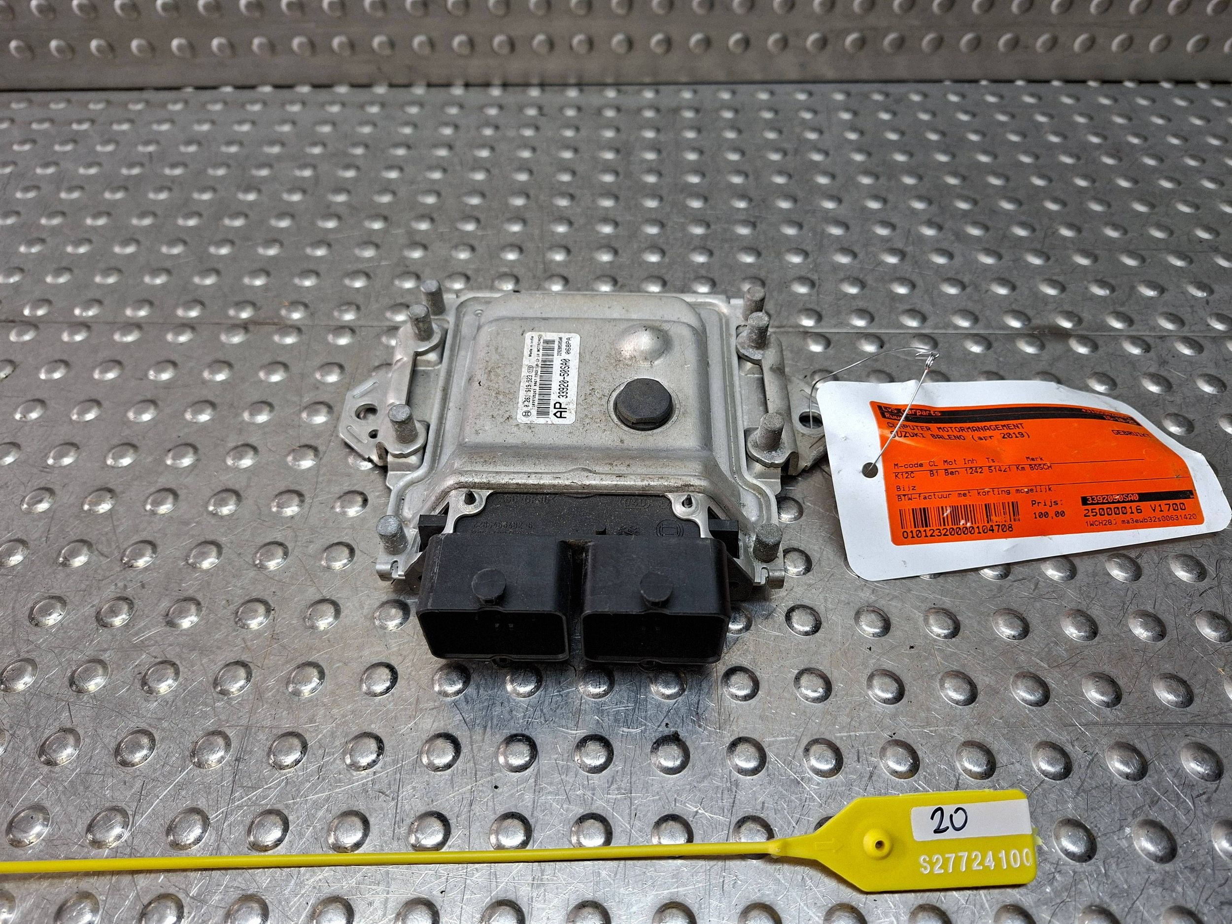 computer centralina motore SUZUKI BALENO 16- 1.2 e 33920-50SA0