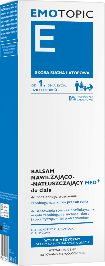 EMOTOPIC BALSAM MED+ NAWILŻAJĄCO NATŁUSZCZAJĄCY PHARMACERIS