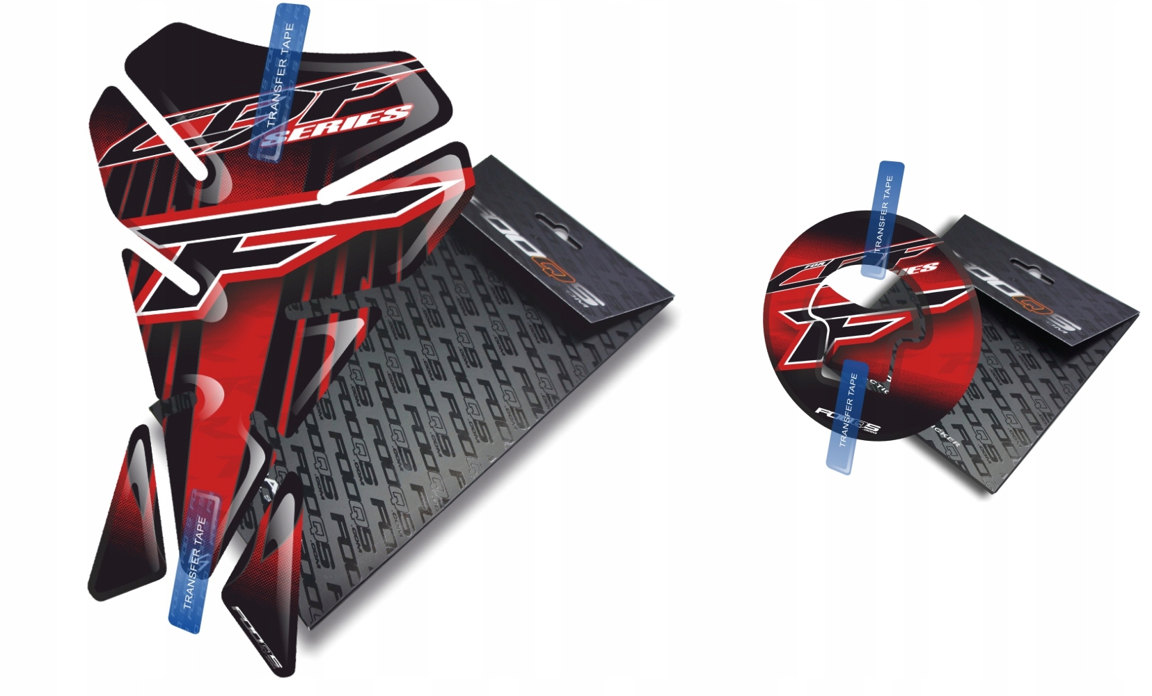 Tank-pad Cap-pad V1 od společnosti Fooqs pro Honda Cbf 125 250 Červený