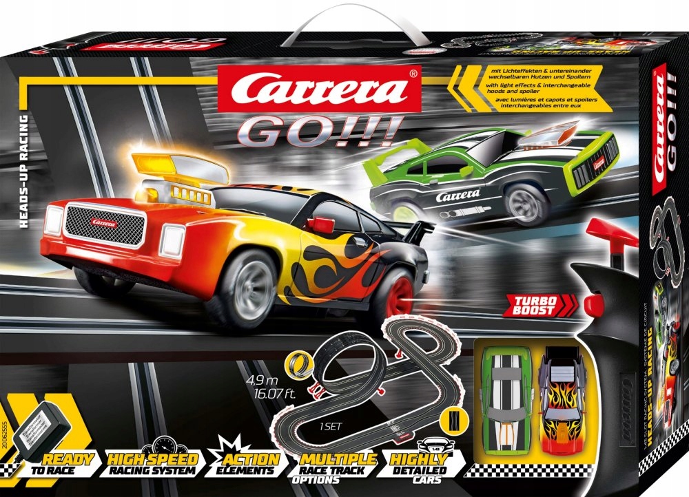 

Carrera Go!!! Zestaw Heads-Up Racing 4,9m 2 Auta