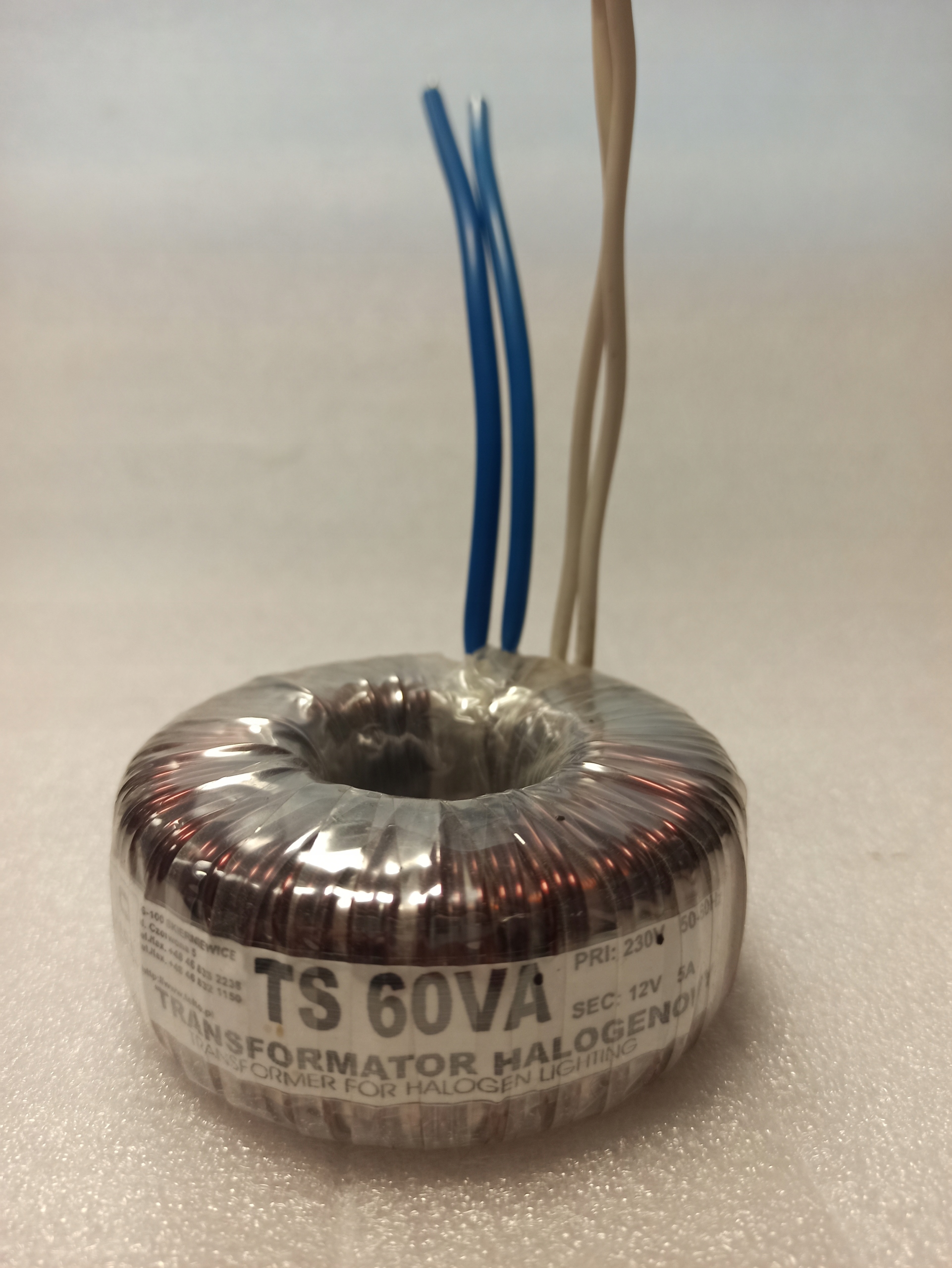 Transformator halogenowy TS 60VA 12V