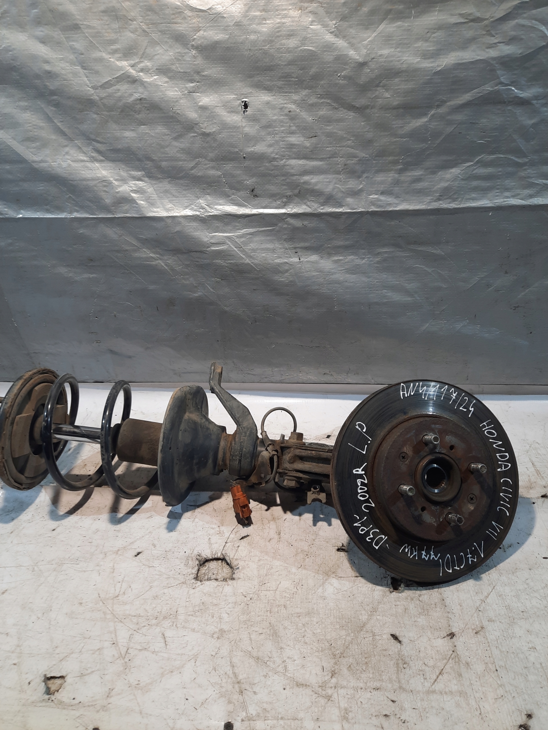 mcpherson Mozzo FUSELLO disco sinistra Anteriore HONDA CIVIC VII 1.7CTDI