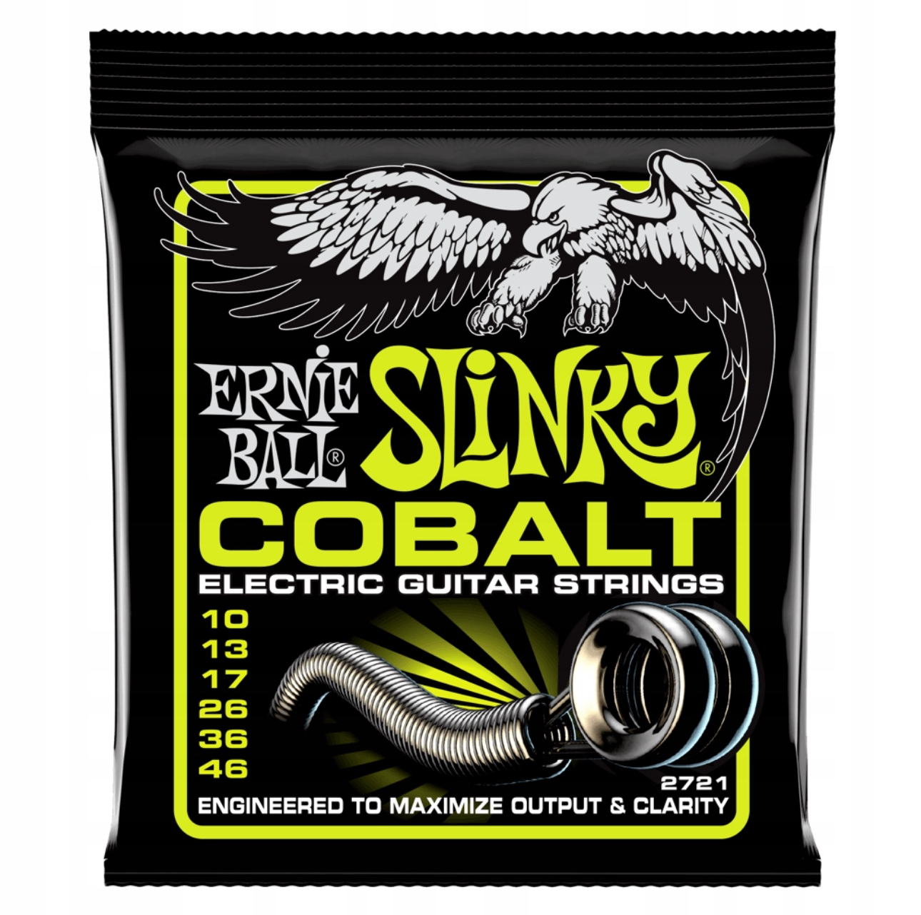 Struny do gitary elektrycznej Ernie Ball Slinky Cobalt (10-46)