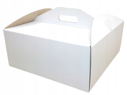 

Opakowanie Karton na Tort 35x35x15cm Białe Pudełko