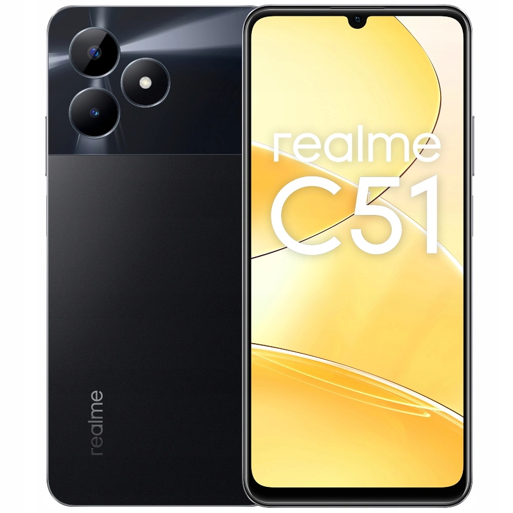 Smartfon Realme C51 4 Gb 128 Gb 4G (lte) Czarny Carbon Black
