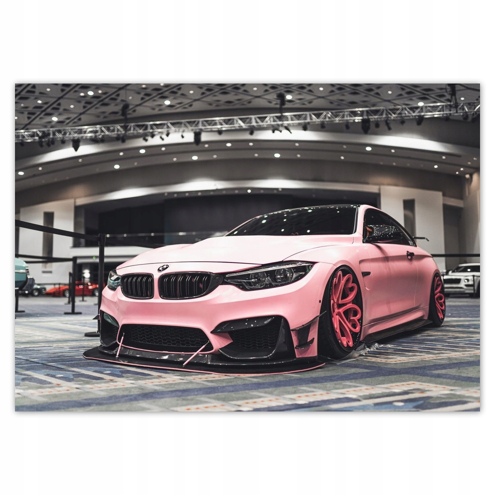 

Fototapety flizelina 208x146 Różowe Bmw