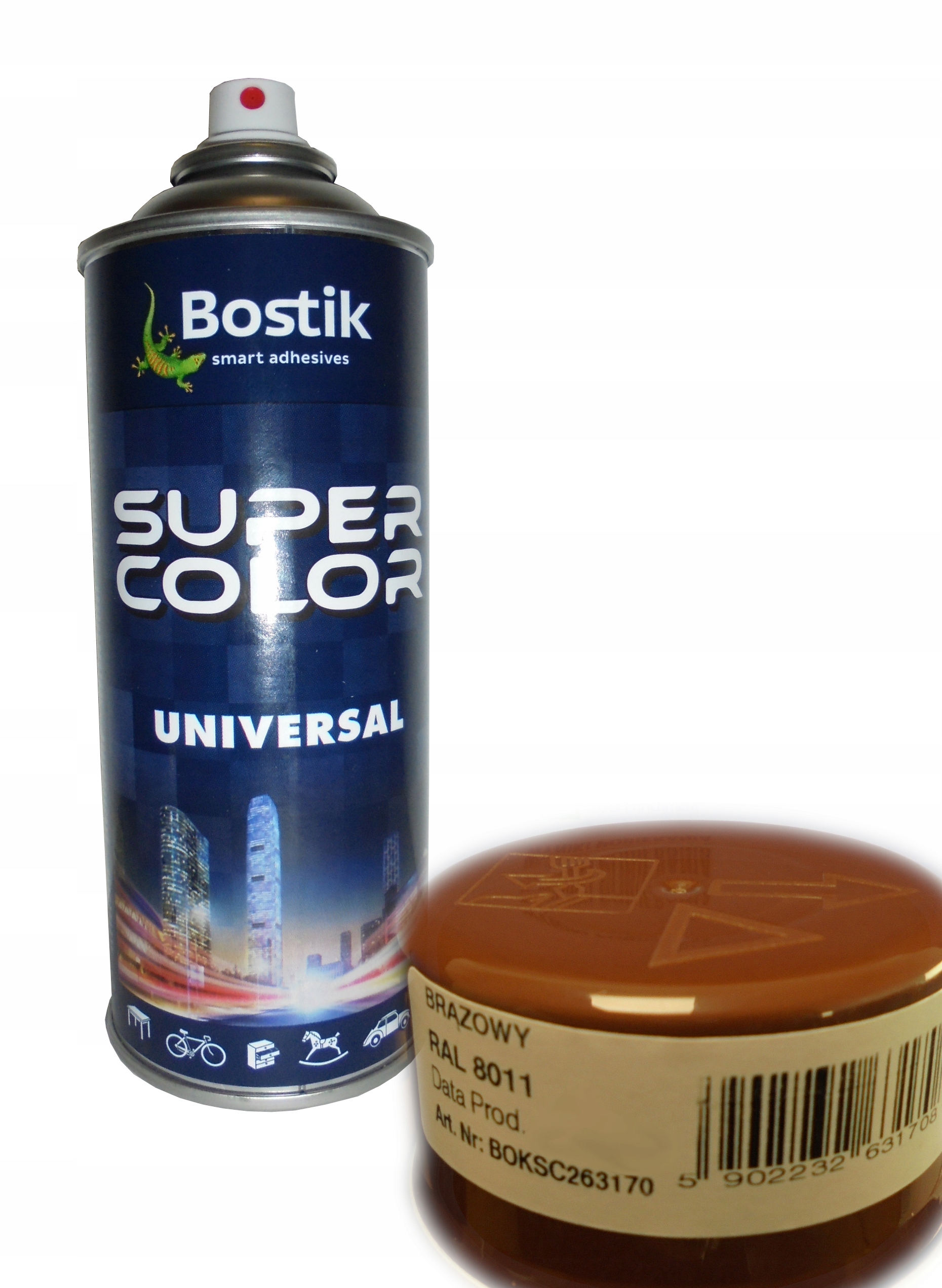 

Farba w sprayu Bostik Ral 8011 brązowy 400ml