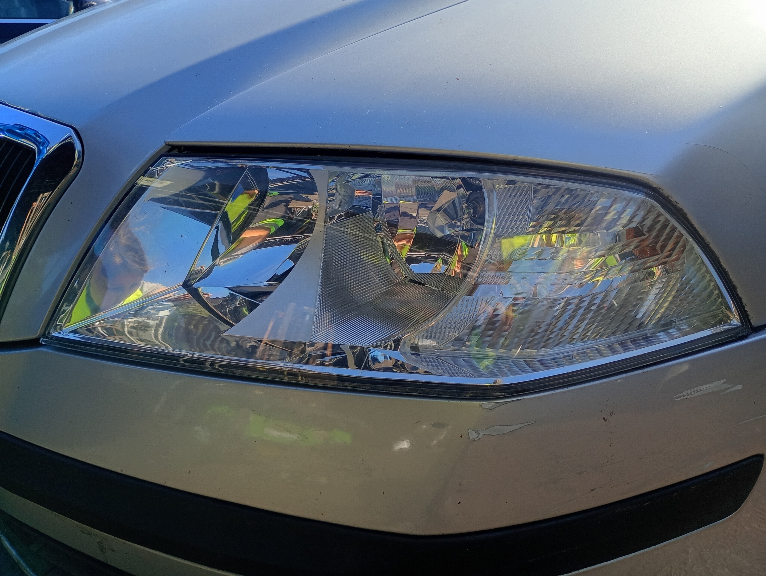 Reflektor light left front front Skoda Octavia 2 II 04-13