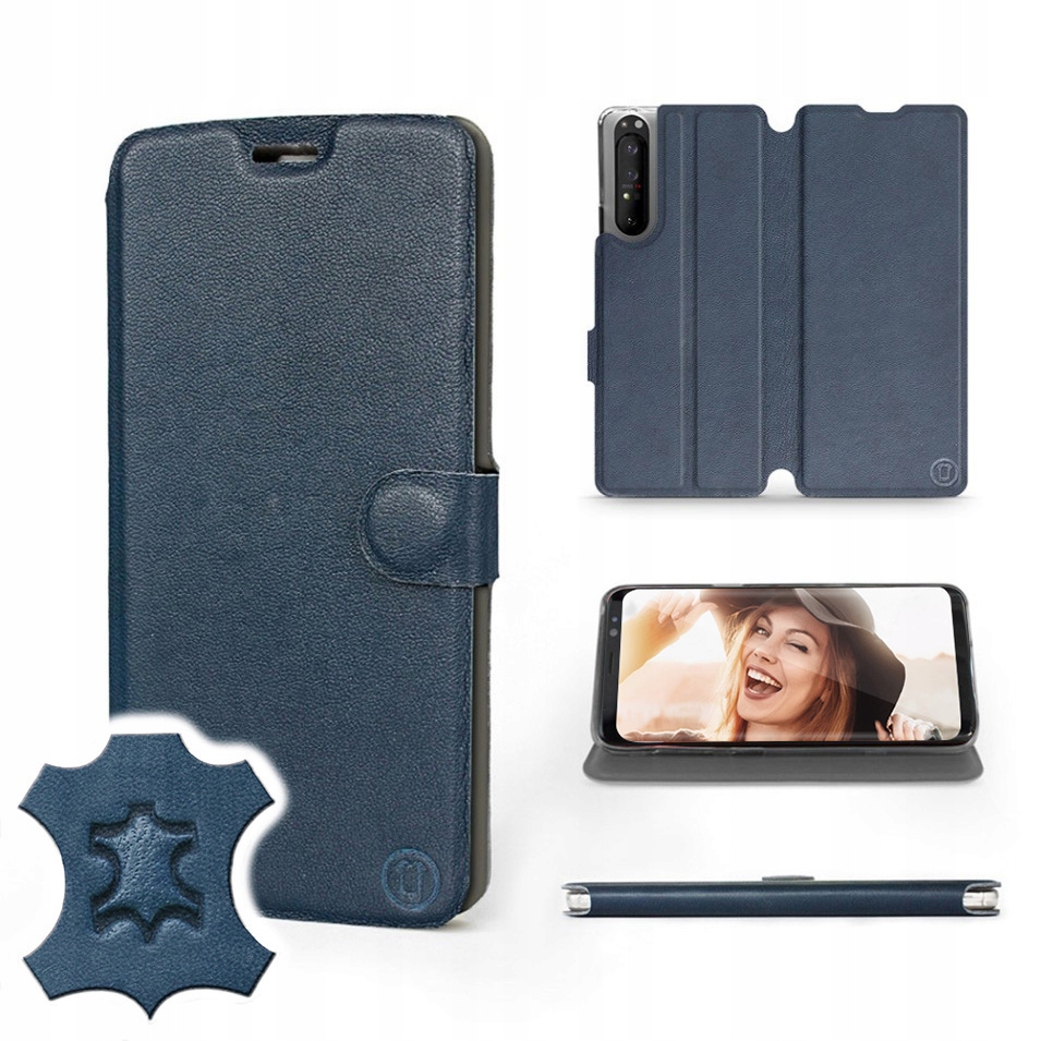 

Etui Mobiwear do Sony Xperia 1 II - Blue Leather