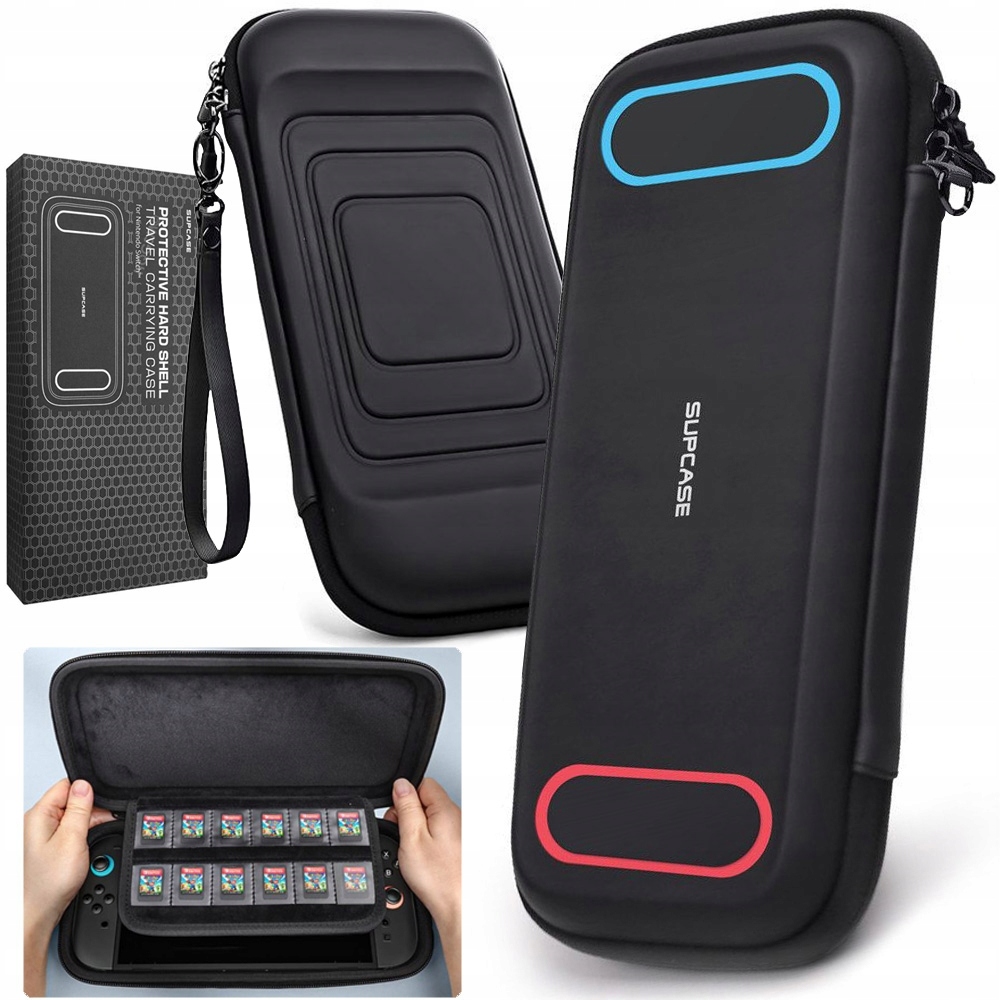 Etui Supcase do Nintendo Switch 2 Zamykany Futerał Pokrowiec Sloty Na Gry