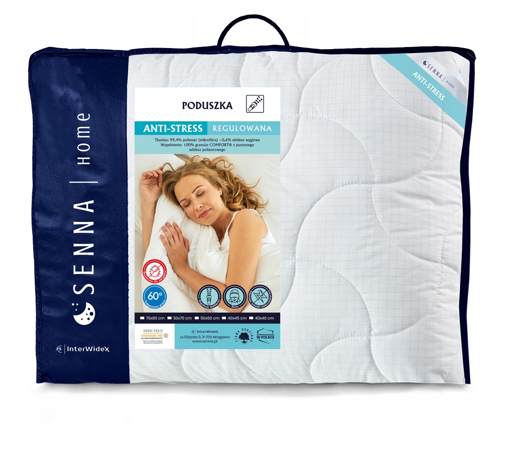 

Poduszka Anti Stress Inter-Widex 50x60 Na zamek!