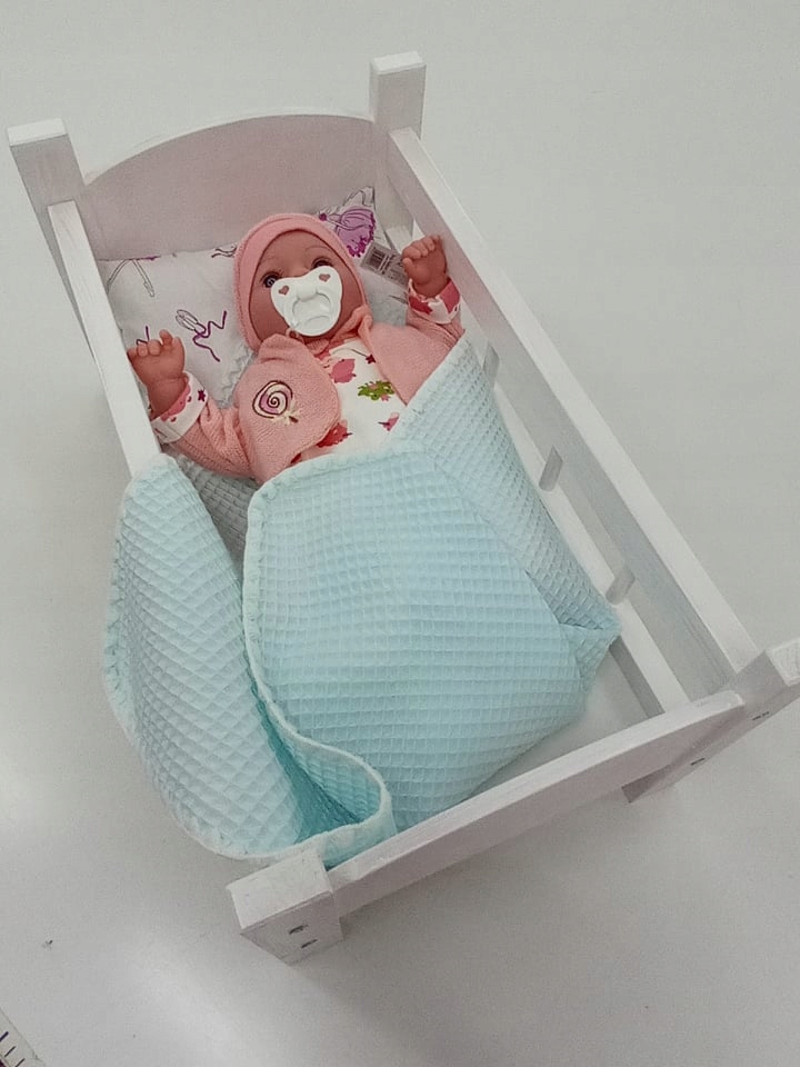 KOCYK DLA LALEK bawełna - wafel NOWOŚĆ!!!