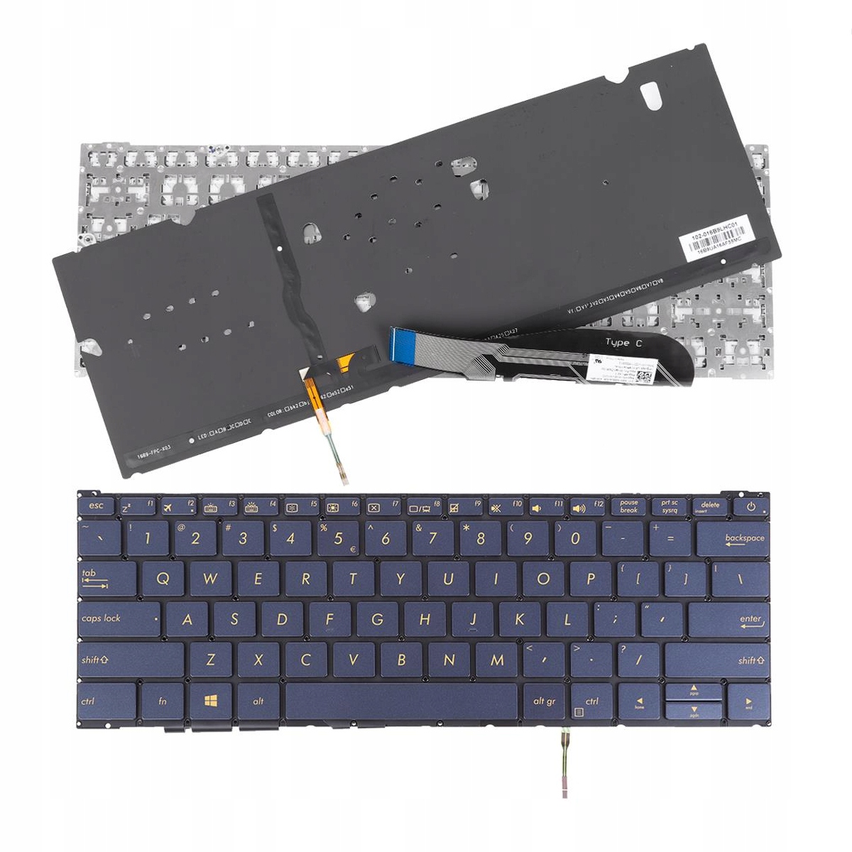 Klávesnice Pro Asus Zenbook UX390U UX390UA UX390UAK Led