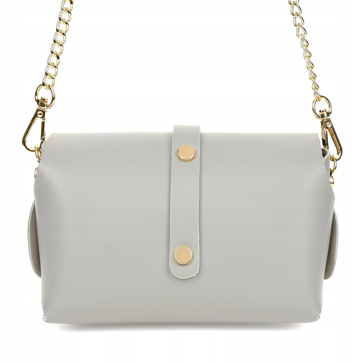 WŁOSKA SKÓRZANA torebka WIECZOROWA łańcuszek Płeć kobieta