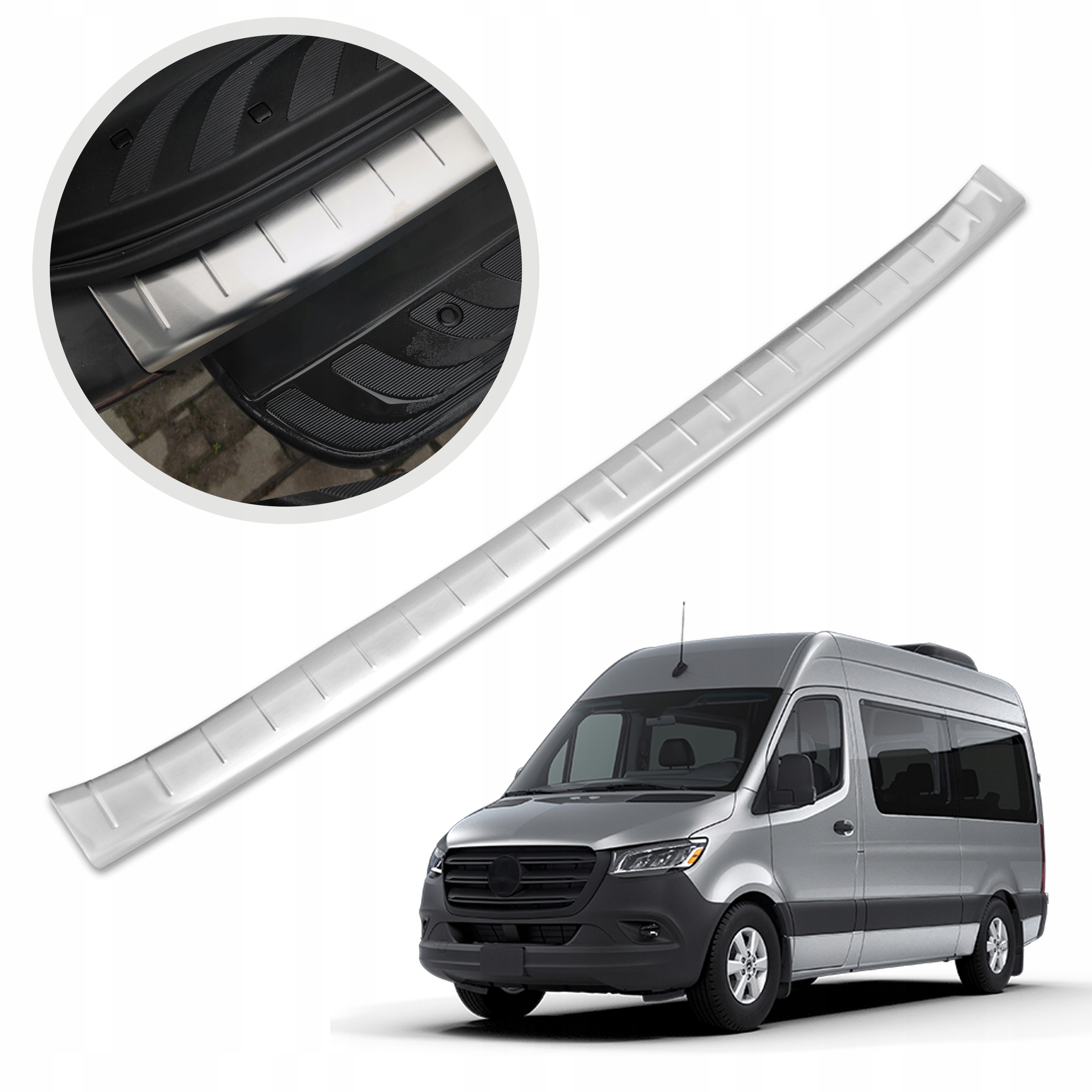 Ochranná lišta na zadný nárazník pre Mercedes Sprinter W907 2018-