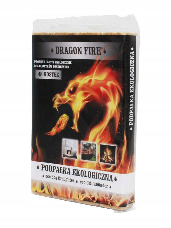 

Podpałka Dragon Fire 48 kostek 12 mm