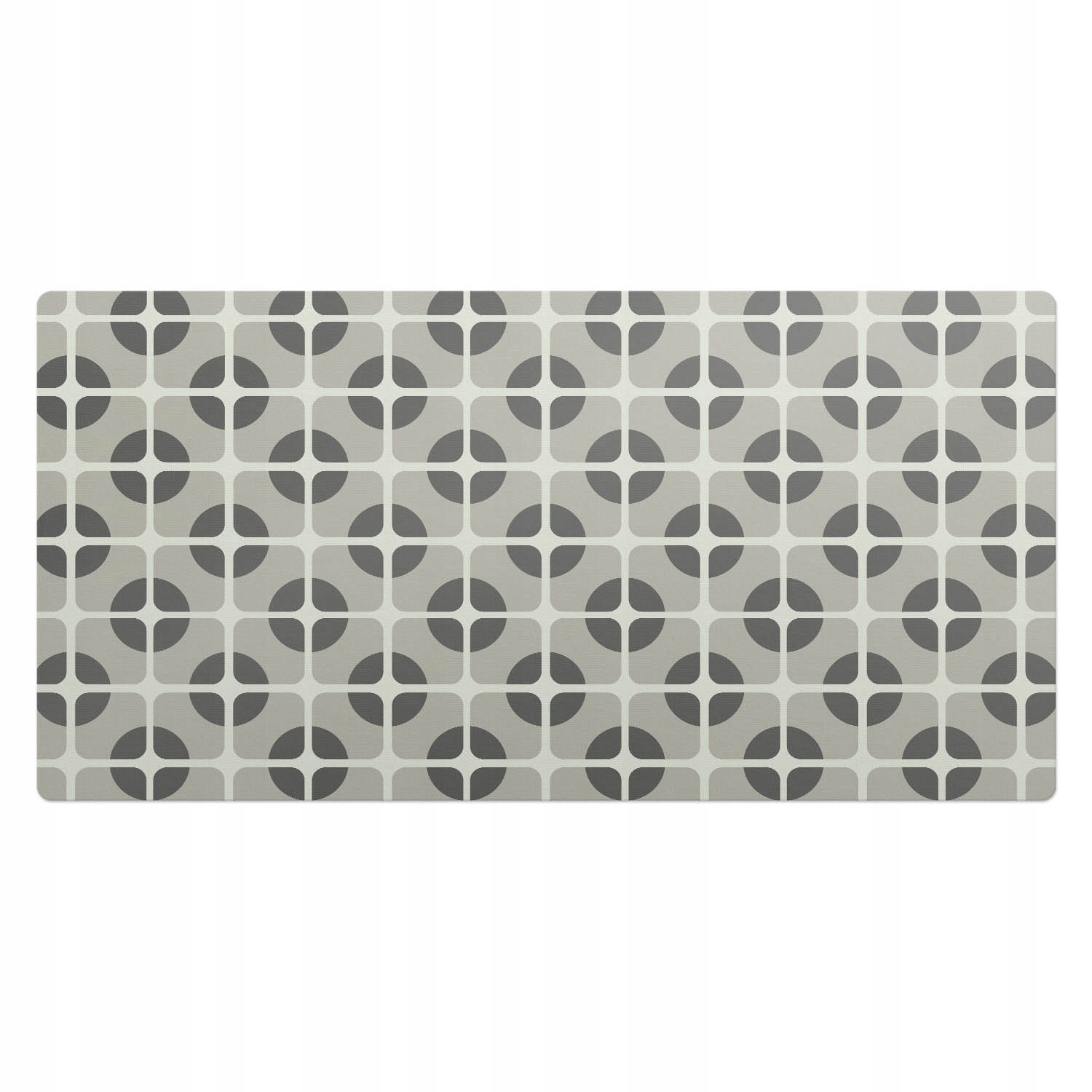Antypoślizgowa winylowa mata dekoracyjna Geometryczny wzór retro 100x50 cm