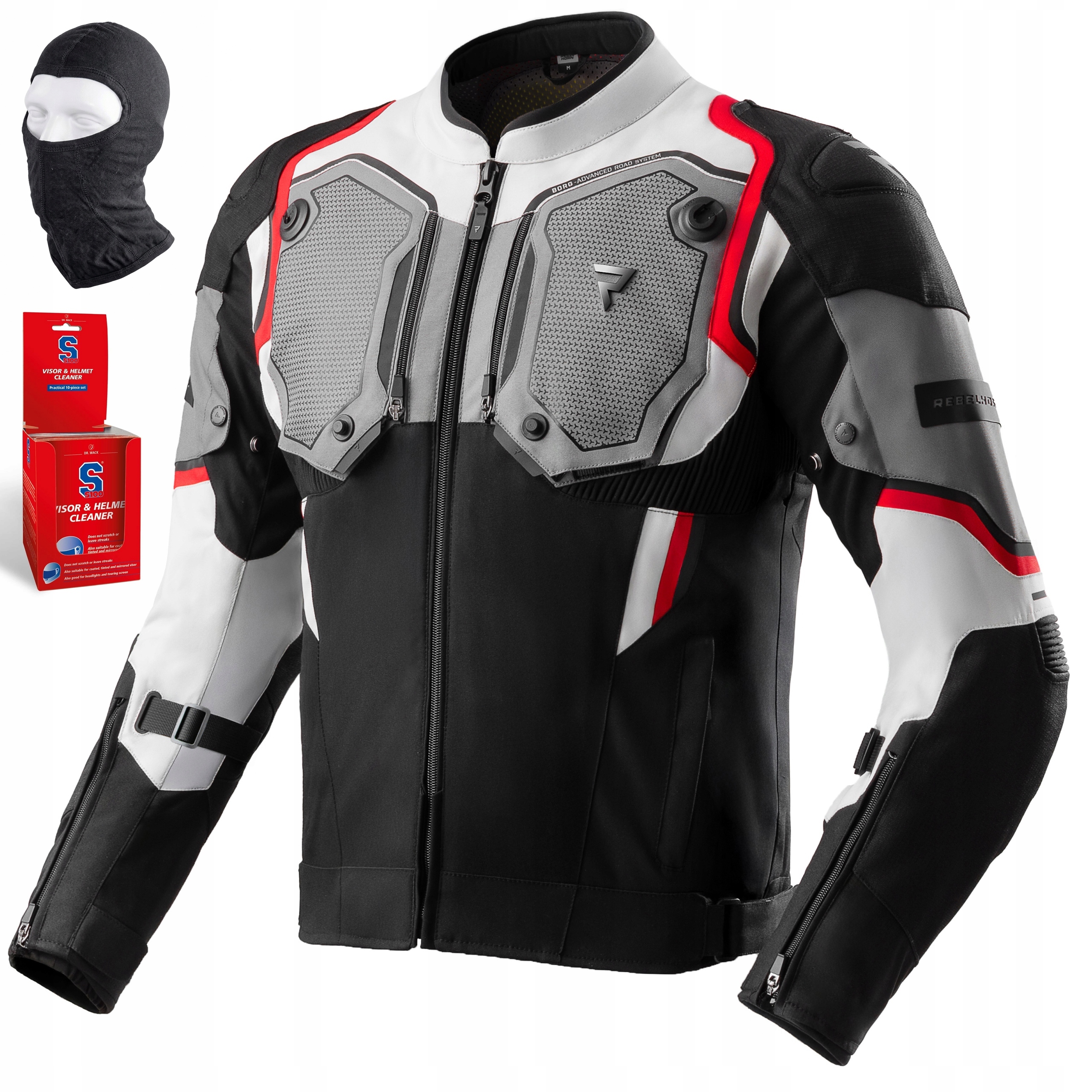 Motocyklová bunda Rebelhorn Borg II Street Tour 2 vrstvy Ce Aa