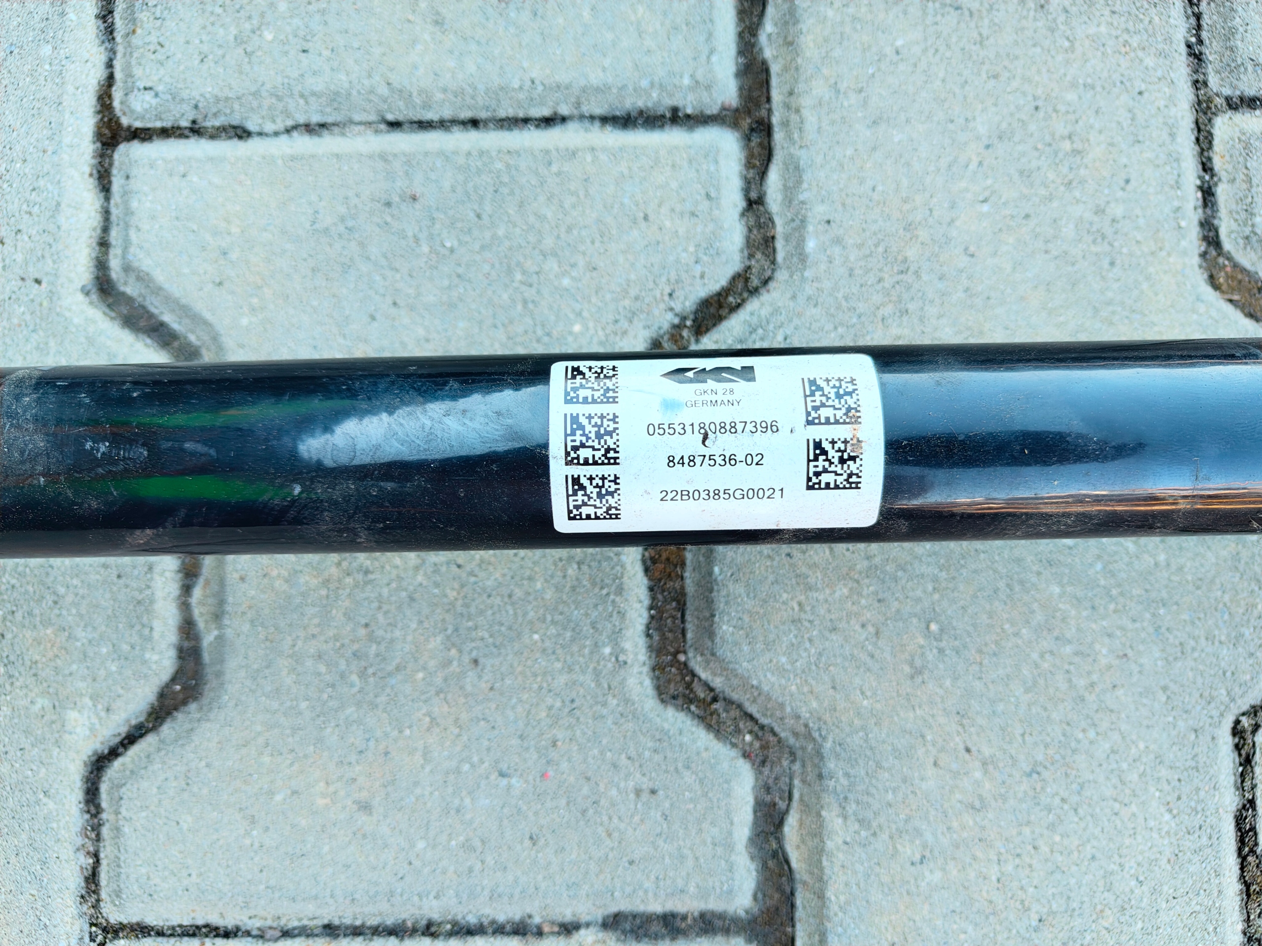 BMW 8 G16 850iX semi-axis rear part right left 8487536 8487535