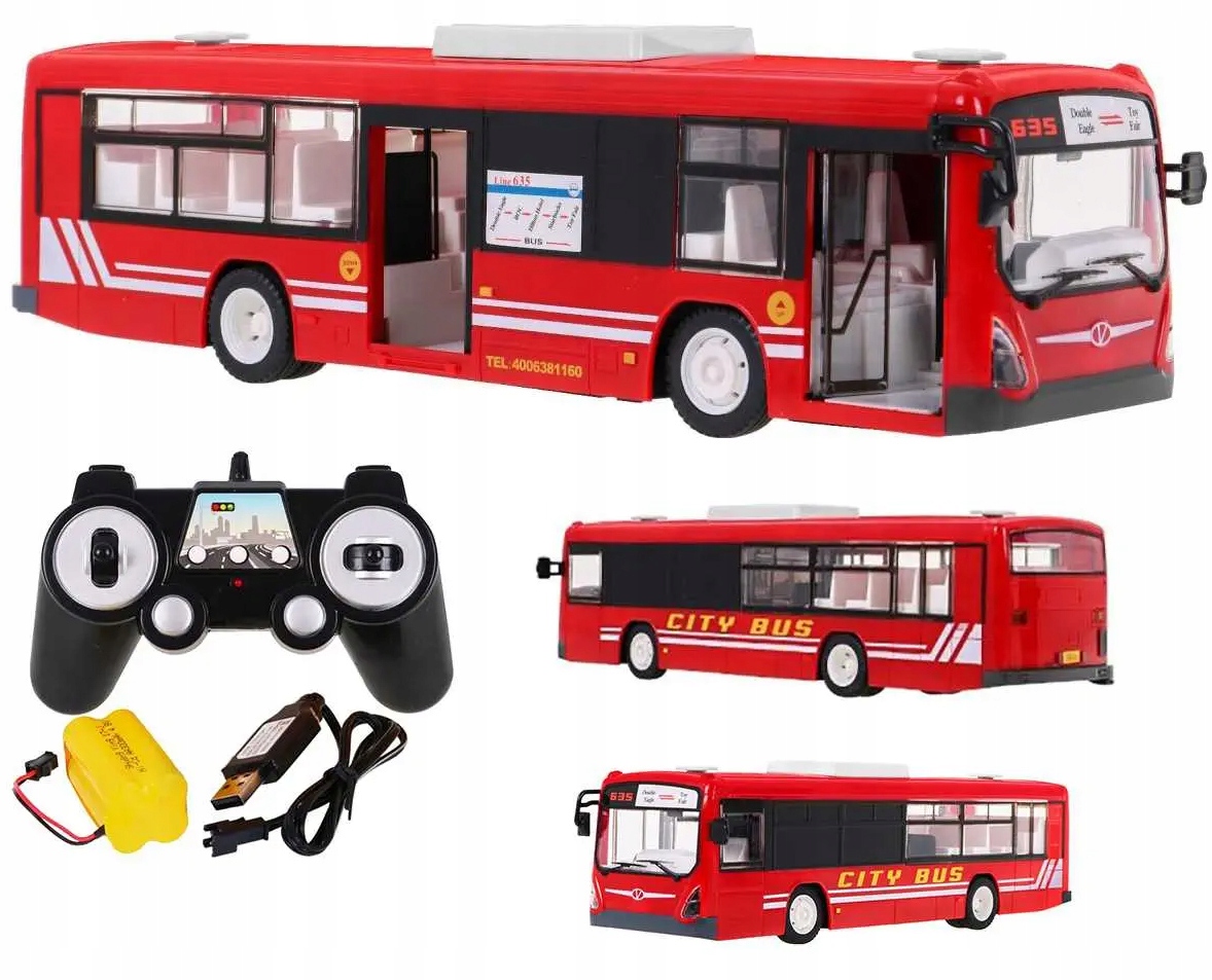 

Autobus Zdalnie Sterowany Rc drzwi otwierane Pilot