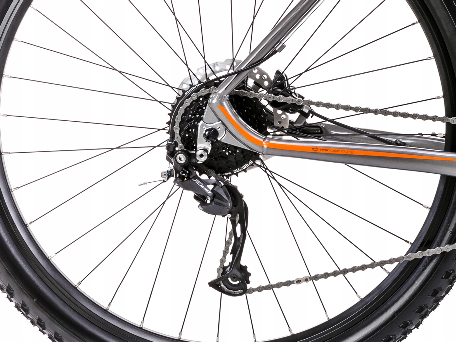 Rower ROMET MUSTANG M2 szaro-pomarańczowy 17 M Marka Romet