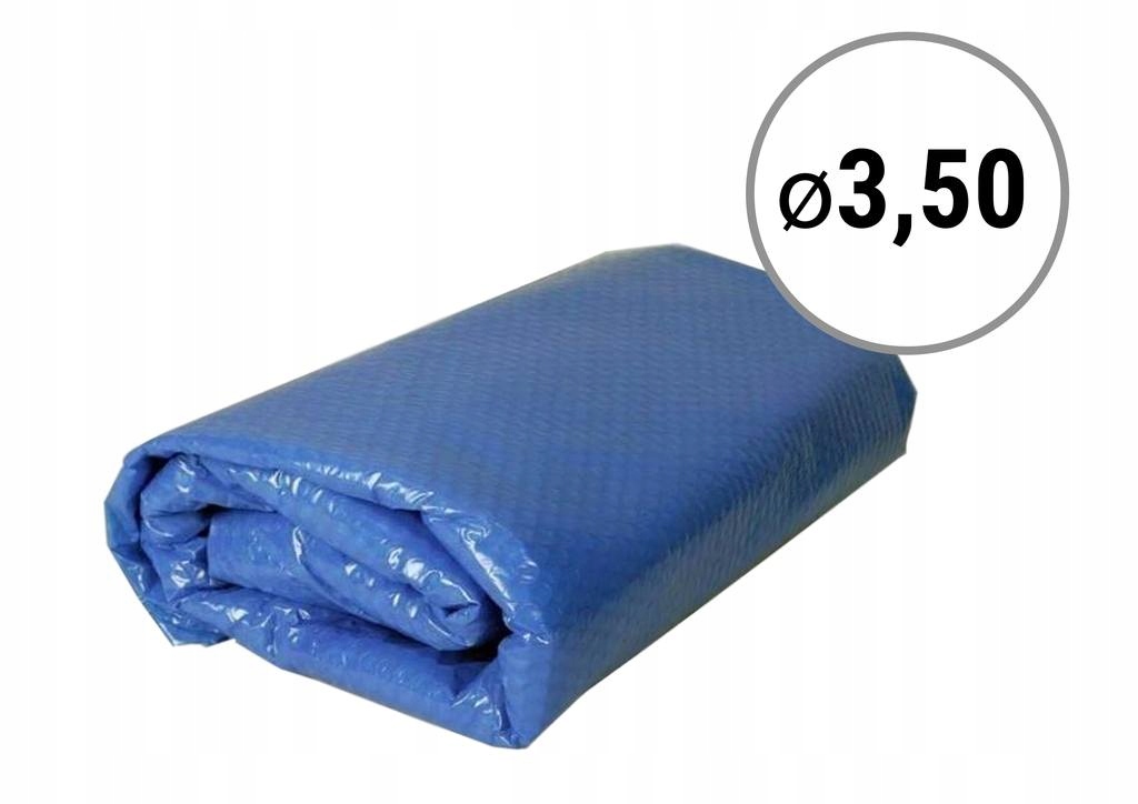 Solární plachta na bazén kruh o průměru 3,5m