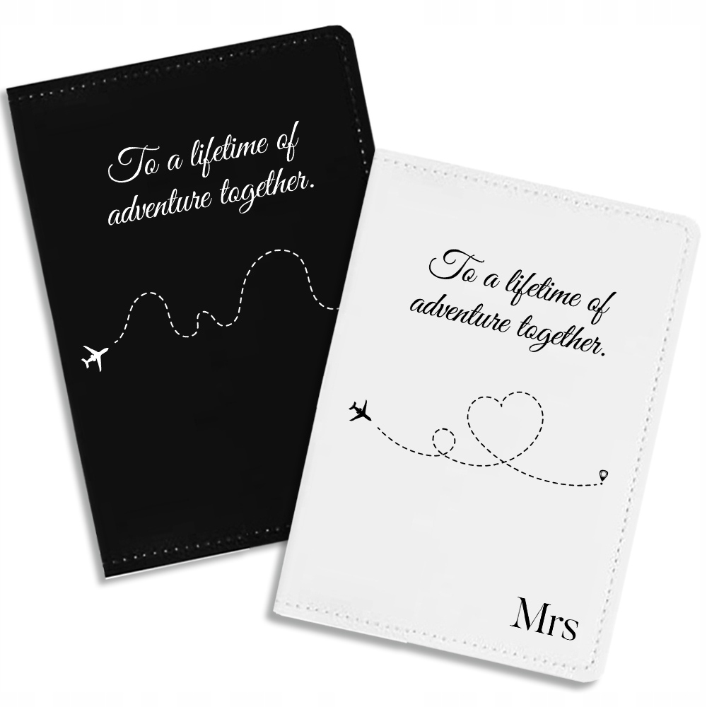Sada Pouzdro na cestovní pas Pro Ni Mrs Mr pro něj