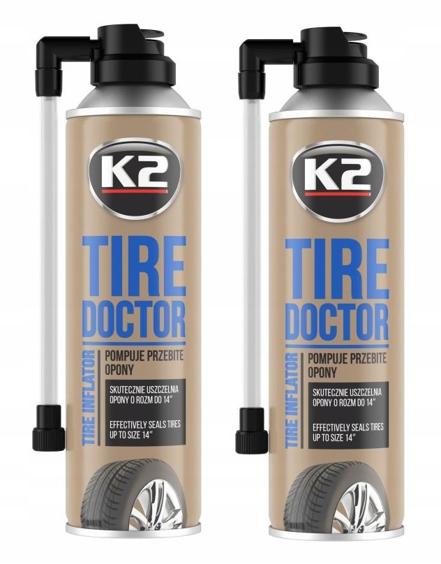 ZESTAW NAPRAWCZY KOŁA ZAPASOWE KOŁO W SPRAYU 400ml 2szt