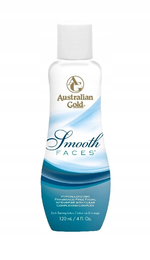 Australian Gold Smooth Faces Tmavě opalovací krém na obličej, 120 ml