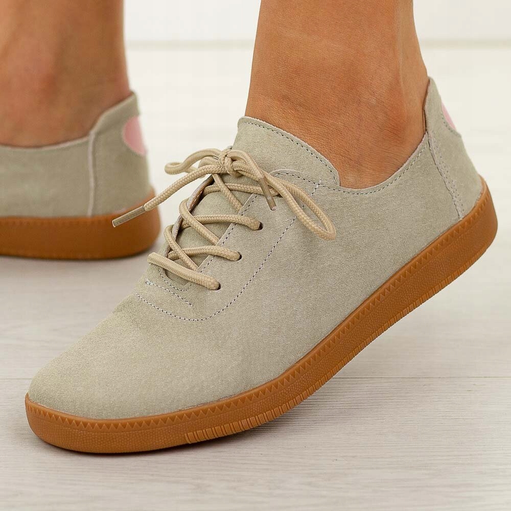 Skórzane półbuty T.Sokolski Ken W26-611 Beige beżowe roz.38