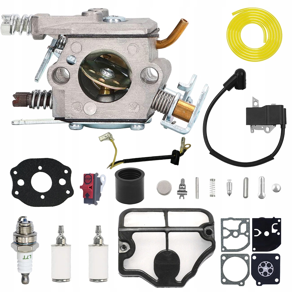 Gaźnik do Husqvarna z Cewką Zapłonową 36 41 136 137 137E 141 142