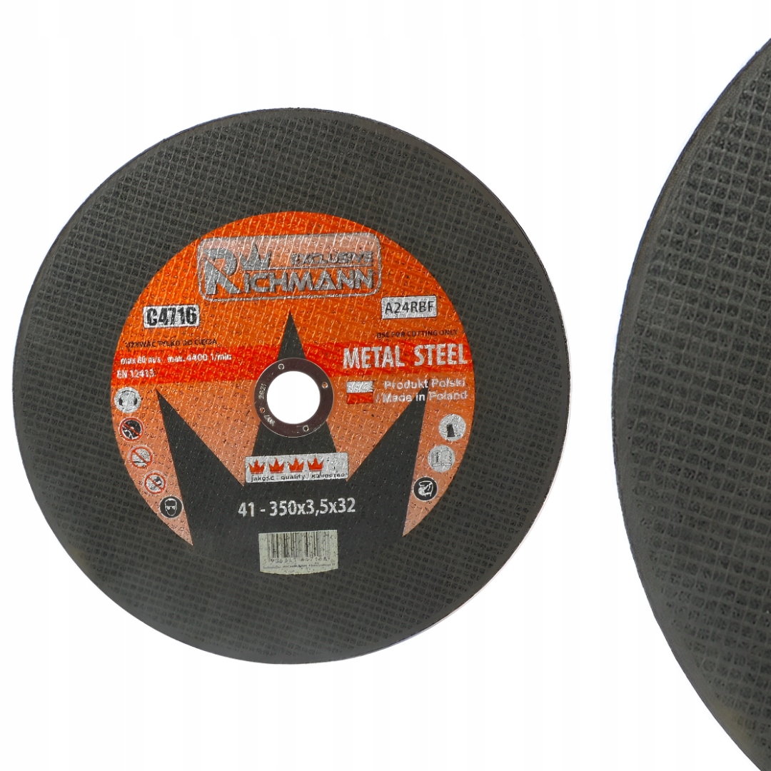 TARCZA TNĄCA DO METALU 350 x 3,5 EXCLUSIVE C4716