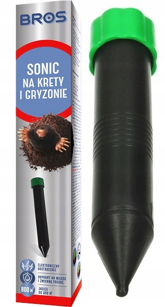 BROS ODSTRASZACZ SONIC NA KRETY MYSZY NORNICE