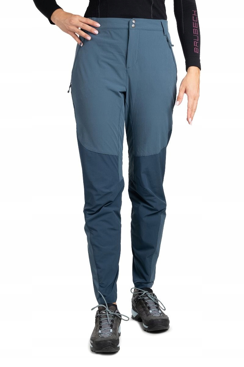Rab Dámské softshellové kalhoty Torque Mountain Women modré 14_L