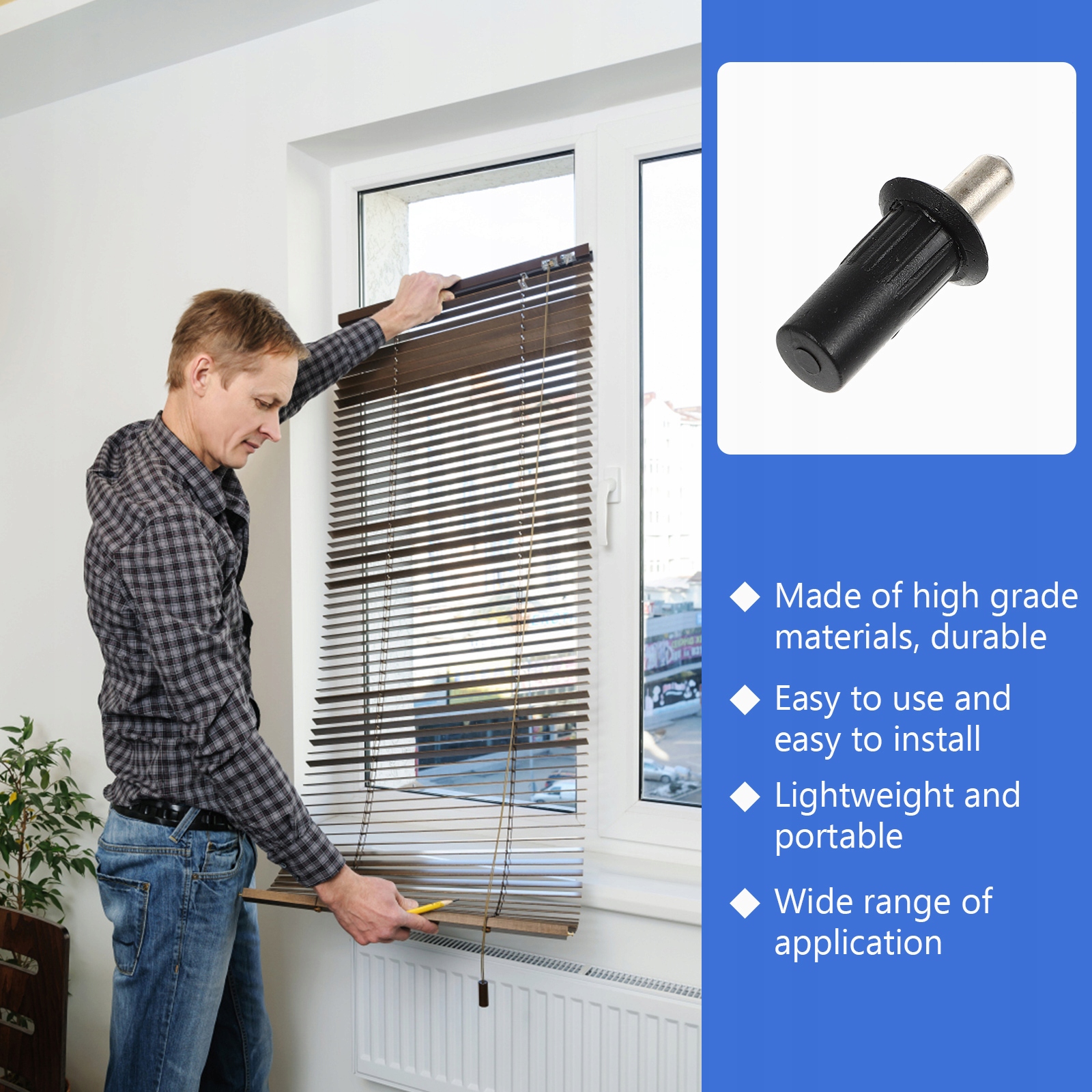 ZACZEP DO NAPRAWY ŻALUZJI ŻALUZJE SPRĘŻYNOWE 30 SZT Marka bez marki