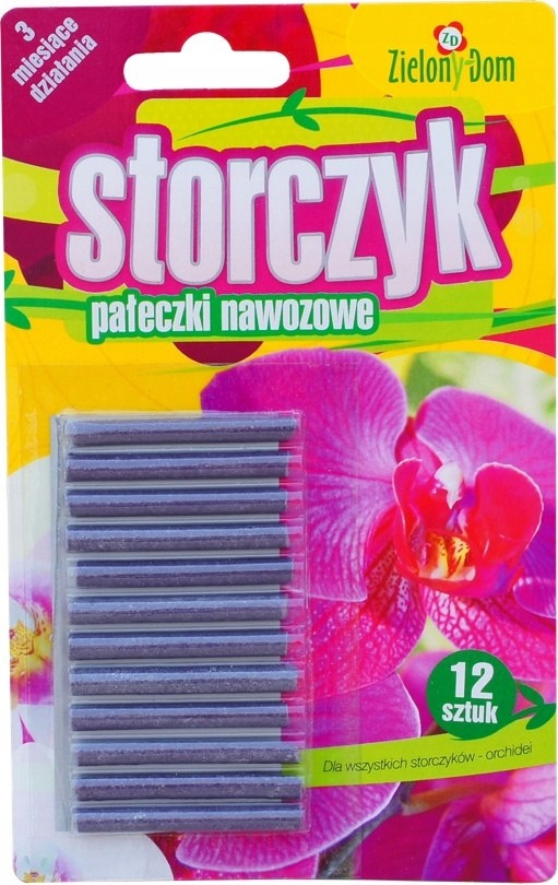 

Pałeczki Nawozowe do Storczyków 12szt Zielony Dom