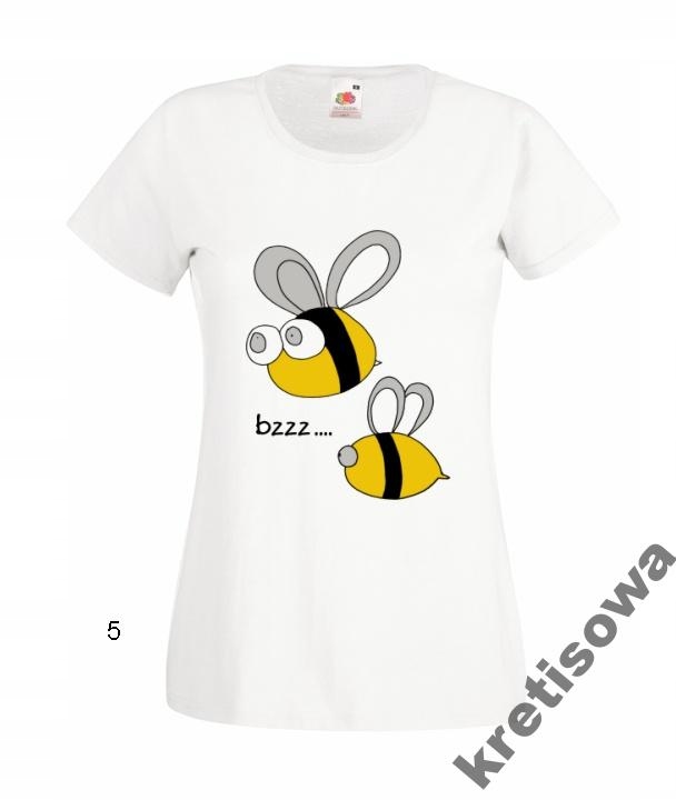 

Kolorowe Koszulki Pszczoła Honey Miód Wzory