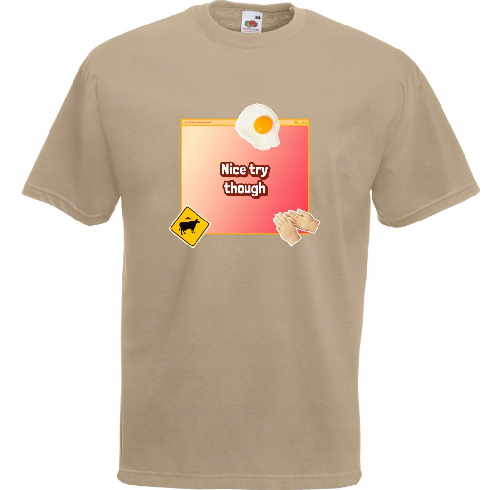 

Koszulka nice try thoug gen z XL khaki