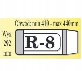 Okładka regulowana okładki na książki wys 29,2 R8 Kod producenta R-8