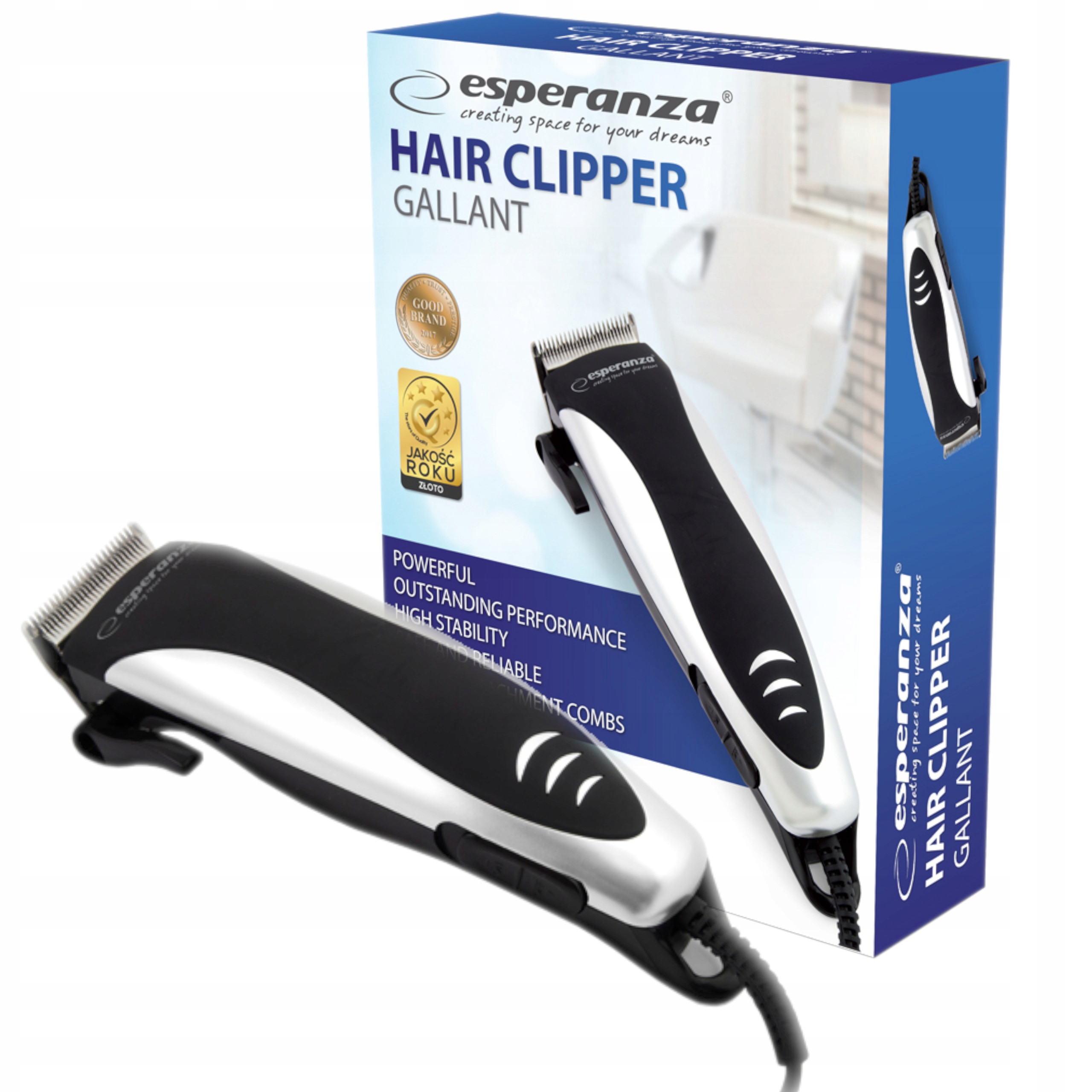 MASZYNKA DO WŁOSÓW BRODY GOLARKA TRYMER + NASADKI