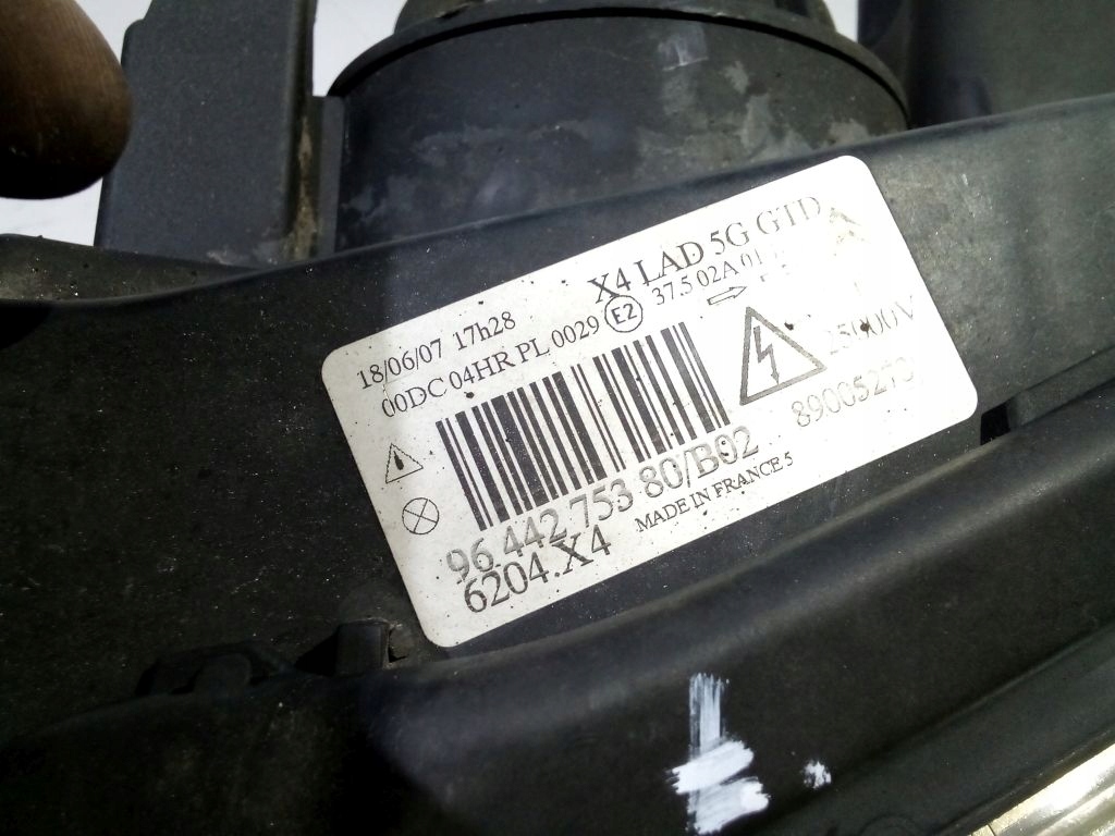 Citroen C5 and light left xenon ksenon komplet EU